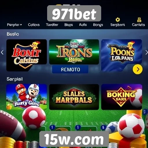 Opções de jogos disponíveis na plataforma 971bet